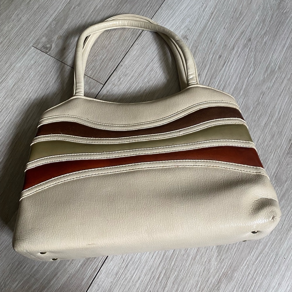 Vintage earth tone handbag